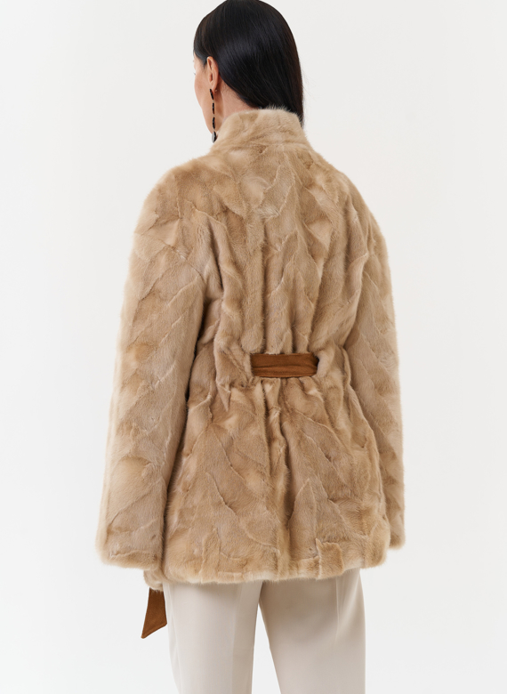 Женская шуба из скандинавской норки