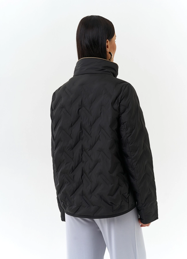 фото Женская куртка с воротником стойкой модель № 32569