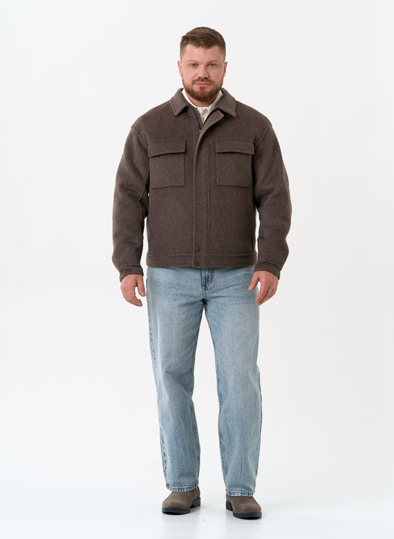 Мужское укороченное пальто