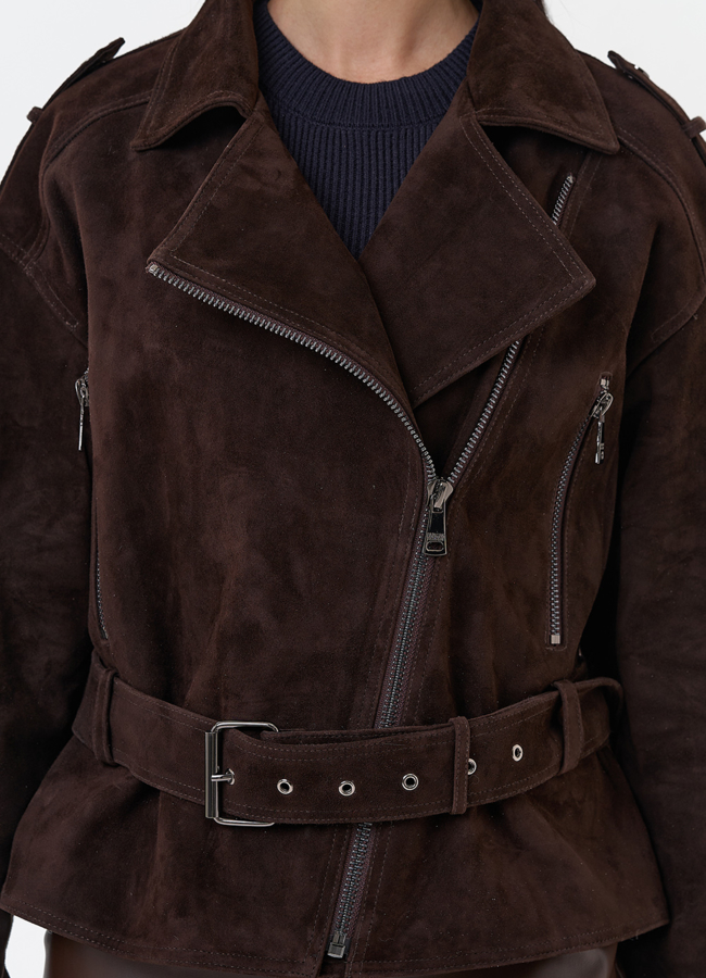 Куртка женская из замши модель № 29920 универмаг малина