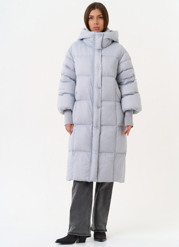 Женский пуховик с капюшоном