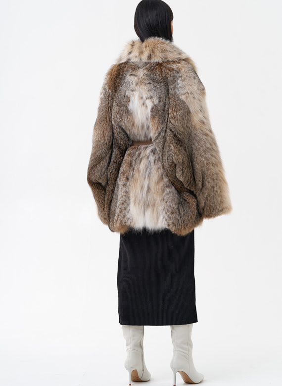 Шуба из рыси