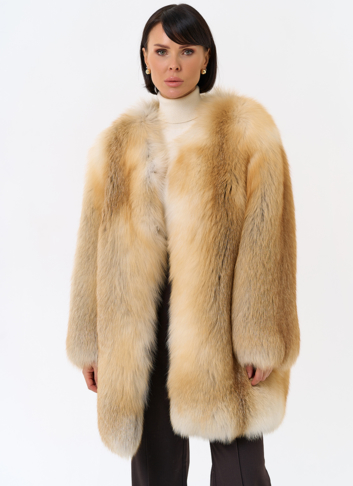 Шуба из рыжей лисы Шуба из рыжей лисы