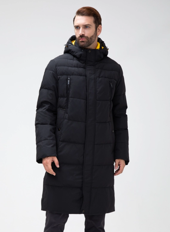 Мужской пуховик с капюшоном 