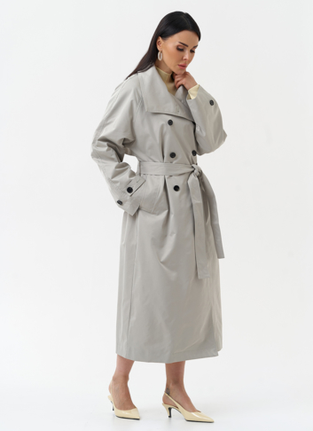 Длинный женский плащ 