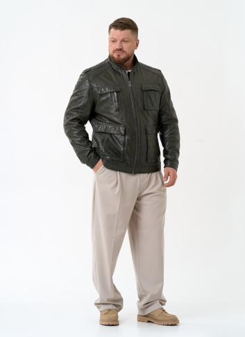 Мужская куртка из натуральной кожи