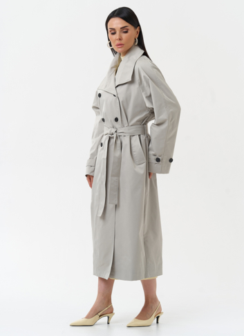 Длинный женский плащ 