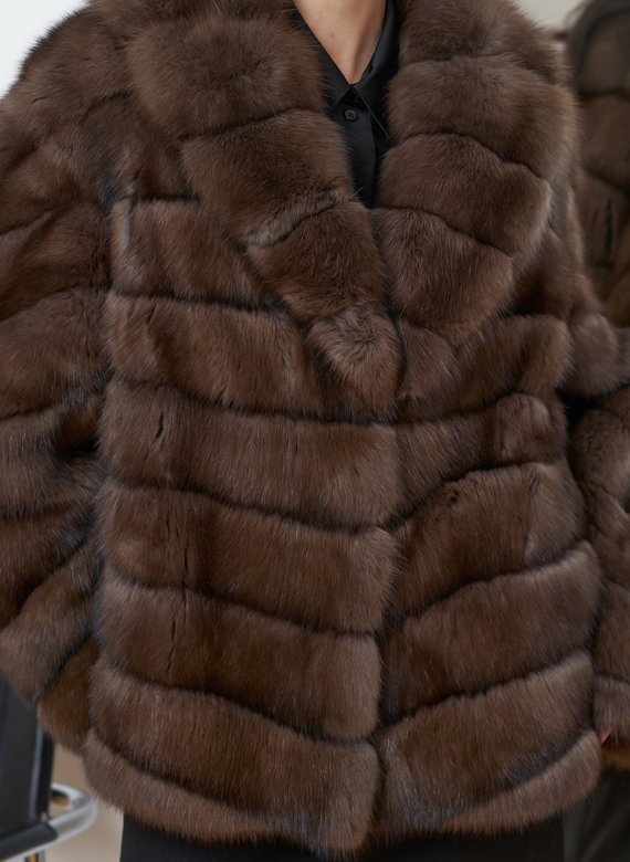 Шуба из баргузинского соболя