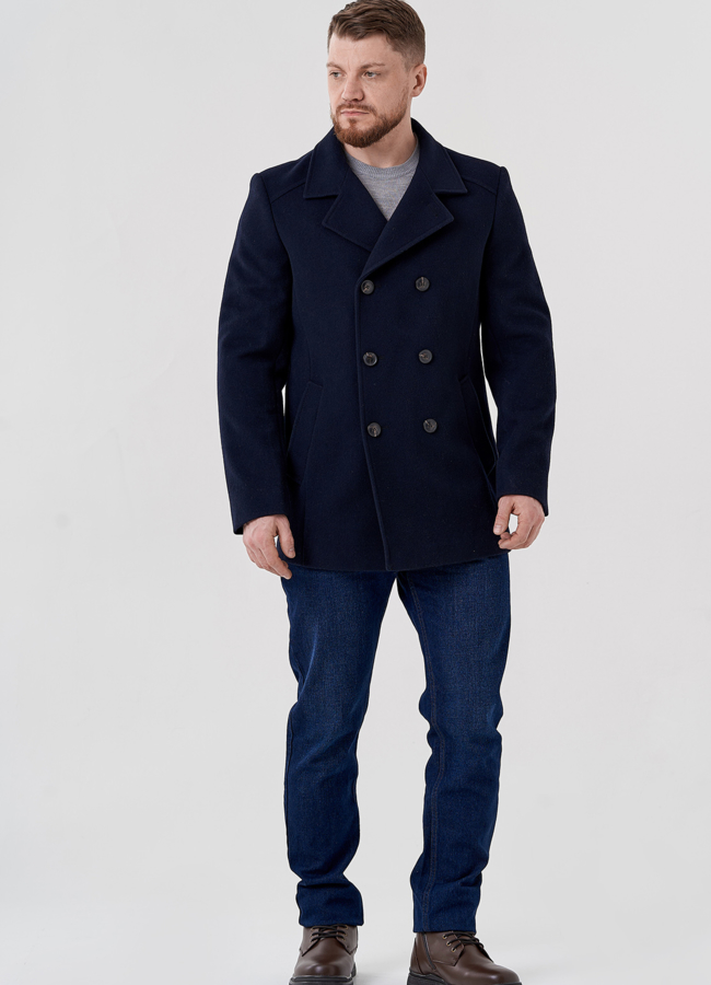 Мужское пальто  модель № 24347 универмаг малина