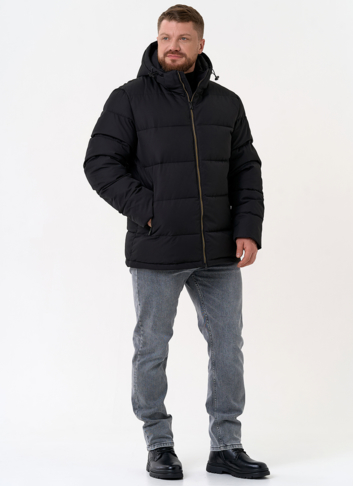 Мужской пуховик с капюшоном 